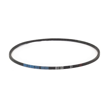 D&D SPA1500 Metric V-Belt, 1500mm Outside Length, 13 mm Top Width, 10 mm Thickness, 1 Ribs SPA1500